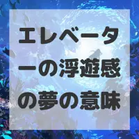 エレベーターの浮遊感の夢のサムネイル画像