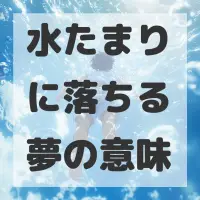 水たまりに落ちる夢のサムネイル画像