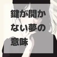 鍵が開かない夢のサムネイル画像