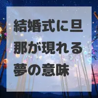 結婚式に旦那が現れる夢のサムネイル画像