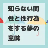知らない同性と性行為をする夢のサムネイル画像