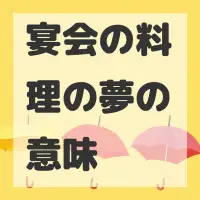 宴会の料理の夢のサムネイル画像