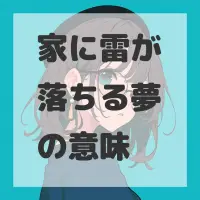 家に雷が落ちる夢のサムネイル画像
