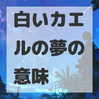 白いカエルの夢のサムネイル画像