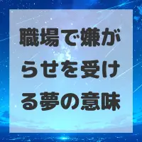 職場で嫌がらせを受ける夢のサムネイル画像