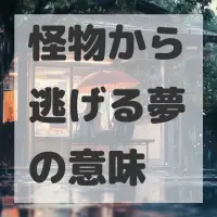 怪物から逃げる夢のサムネイル画像