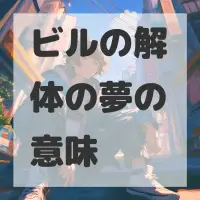 ビルの解体の夢のサムネイル画像