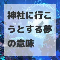 神社に行こうとする夢のサムネイル画像