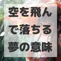 空を飛んで落ちる夢のサムネイル画像