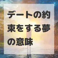 デートの約束をする夢のサムネイル画像