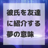 彼氏を友達に紹介する夢のサムネイル画像