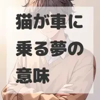猫が車に乗る夢のサムネイル画像