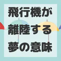飛行機が離陸する夢のサムネイル画像