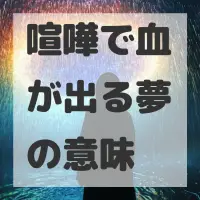 喧嘩で血が出る夢のサムネイル画像