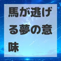 馬が逃げる夢のサムネイル画像