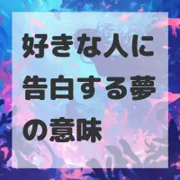 好きな人に告白する夢のサムネイル画像