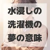 水浸しの洗濯機の夢のサムネイル画像