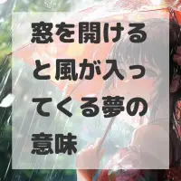 窓を開けると風が入ってくる夢のサムネイル画像