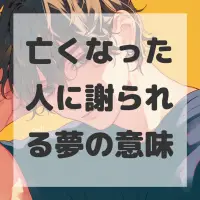 亡くなった人に謝られる夢のサムネイル画像