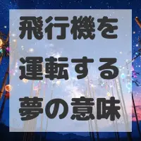 飛行機を運転する夢のサムネイル画像