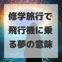 修学旅行で飛行機に乗る夢のサムネイル画像