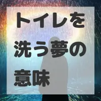 トイレを洗う夢のサムネイル画像