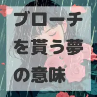 ブローチを貰う夢のサムネイル画像