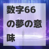 数字66の夢のサムネイル画像