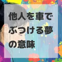 他人を車でぶつける夢のサムネイル画像