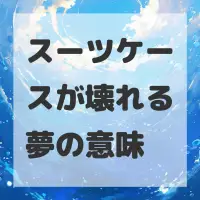 スーツケースが壊れる夢のサムネイル画像