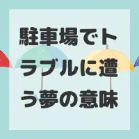 駐車場でトラブルに遭う夢のサムネイル画像