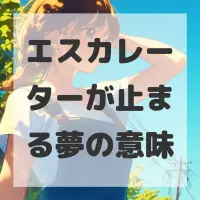エスカレーターが止まる夢のサムネイル画像