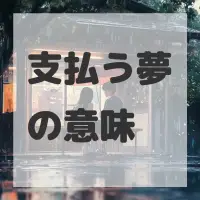 支払う夢のサムネイル画像