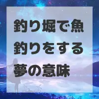 釣り堀で魚釣りをする夢のサムネイル画像