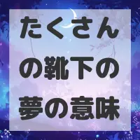 たくさんの靴下の夢のサムネイル画像