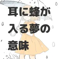 耳に蜂が入る夢のサムネイル画像