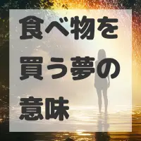 食べ物を買う夢のサムネイル画像