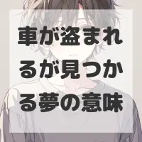 車が盗まれるが見つかる夢のサムネイル画像