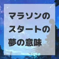 マラソンのスタートの夢のサムネイル画像
