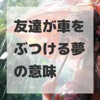 友達が車をぶつける夢のサムネイル画像
