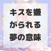 キスを嫌がられる夢のサムネイル画像