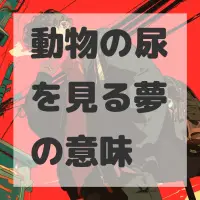 動物の尿を見る夢のサムネイル画像