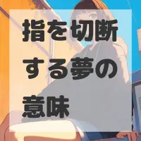 指を切断する夢のサムネイル画像