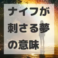 ナイフが刺さる夢のサムネイル画像