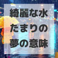 綺麗な水たまりの夢のサムネイル画像