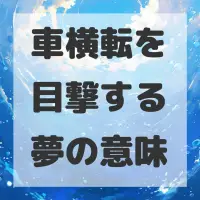 車横転を目撃する夢のサムネイル画像