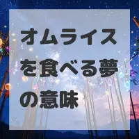 オムライスを食べる夢のサムネイル画像