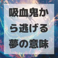 吸血鬼から逃げる夢のサムネイル画像