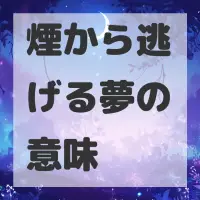 煙から逃げる夢のサムネイル画像
