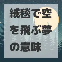 絨毯で空を飛ぶ夢のサムネイル画像
